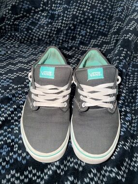 Vans Unisex Canvas Sneakers blue with teal accents